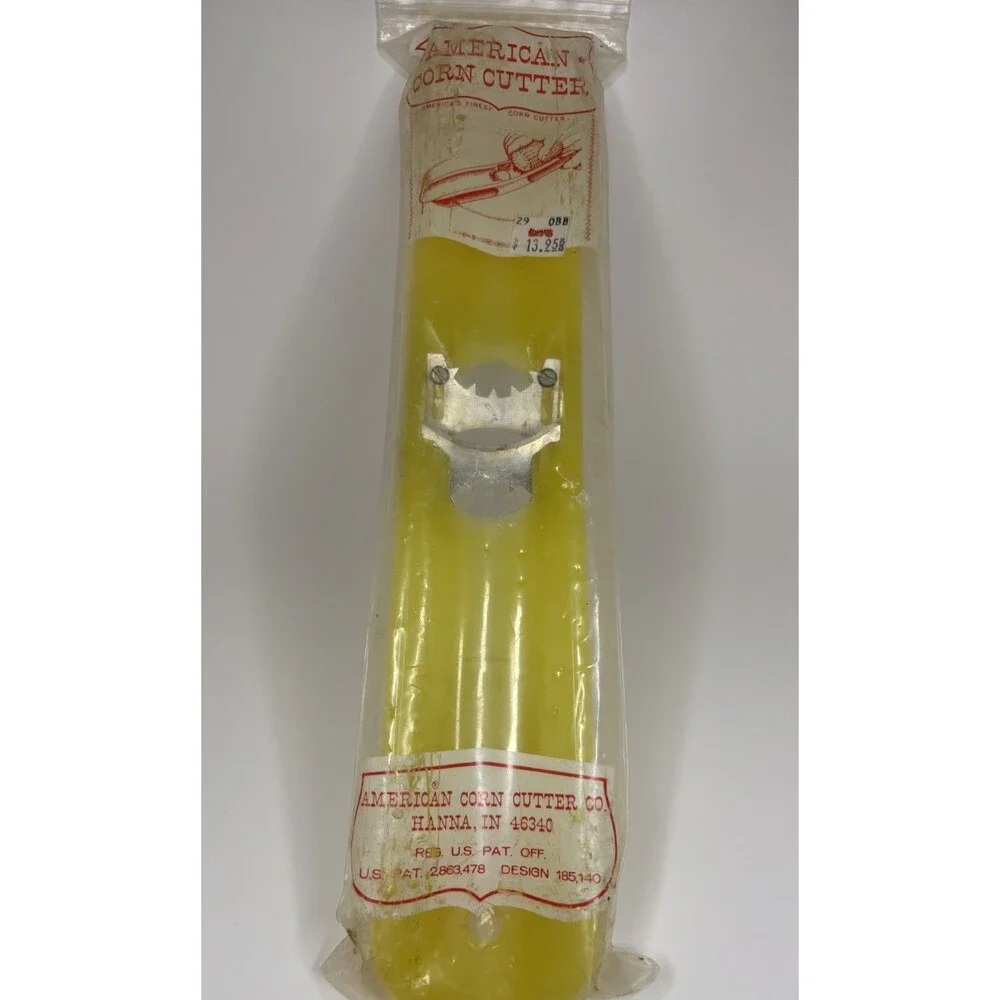 Vintage American Corn Cutter Yellow Hanna IN Original Bag